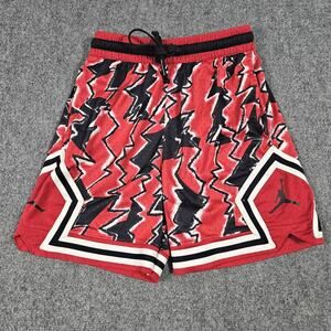 Air Jordan Basketball Shorts Medium Red Black Breakfast‎ Club DQ7334-68